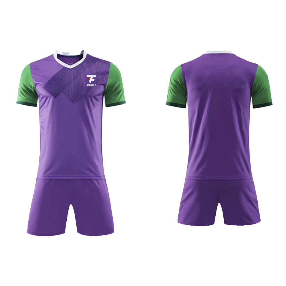 Training Wear Soft Fabric Soccer Uniform Customized Wholesale Custom Soccer Uniform Set For Sale